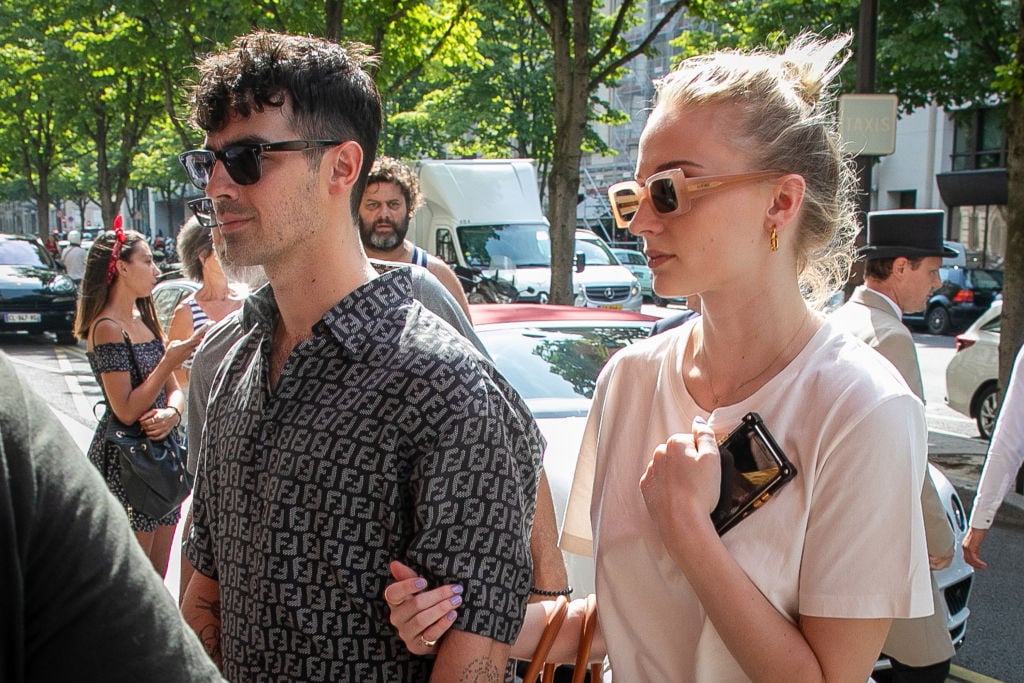 Joe Jonas and Sophie Turner are seen on June 24, 2019 in Paris, France.