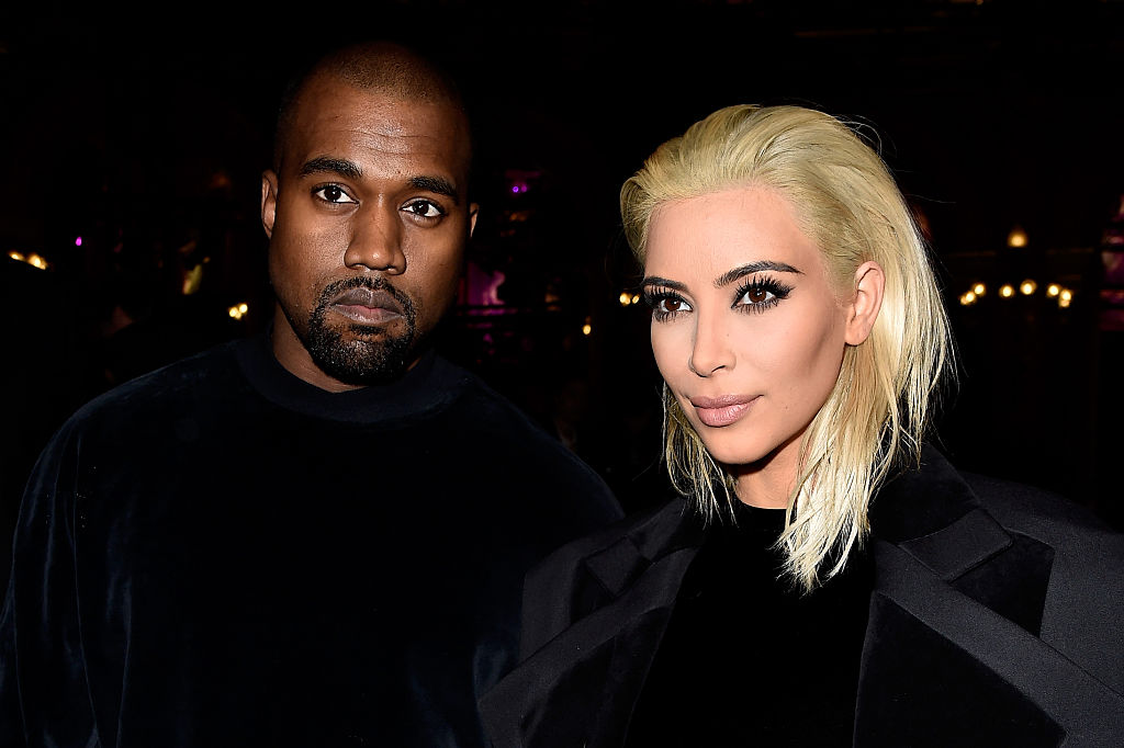 Kanye West and Kim Kardashian-West