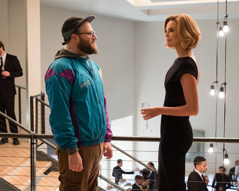 Seth Rogen and Charlize Theron