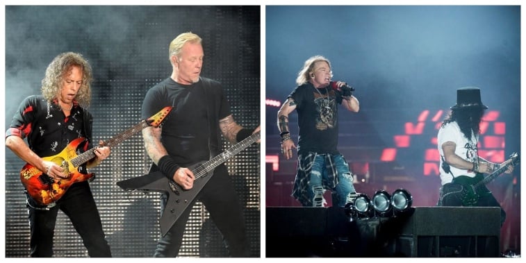Metallica and Guns N' Roses