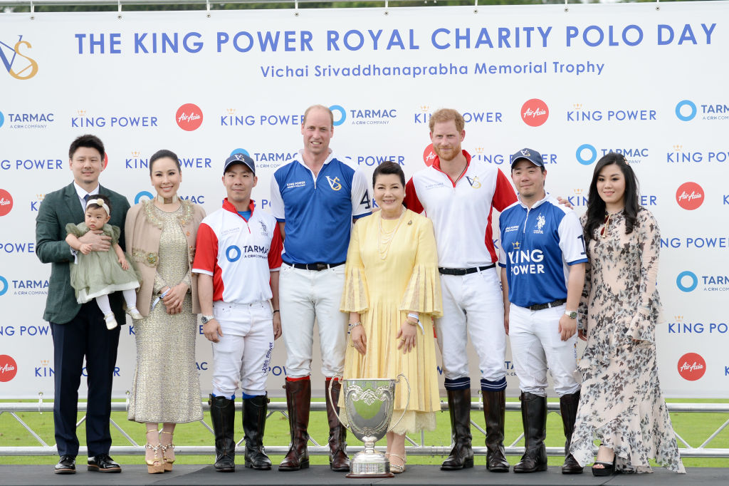 Prince William and Prince Harry snub at King Power Royal Charity Polo Day