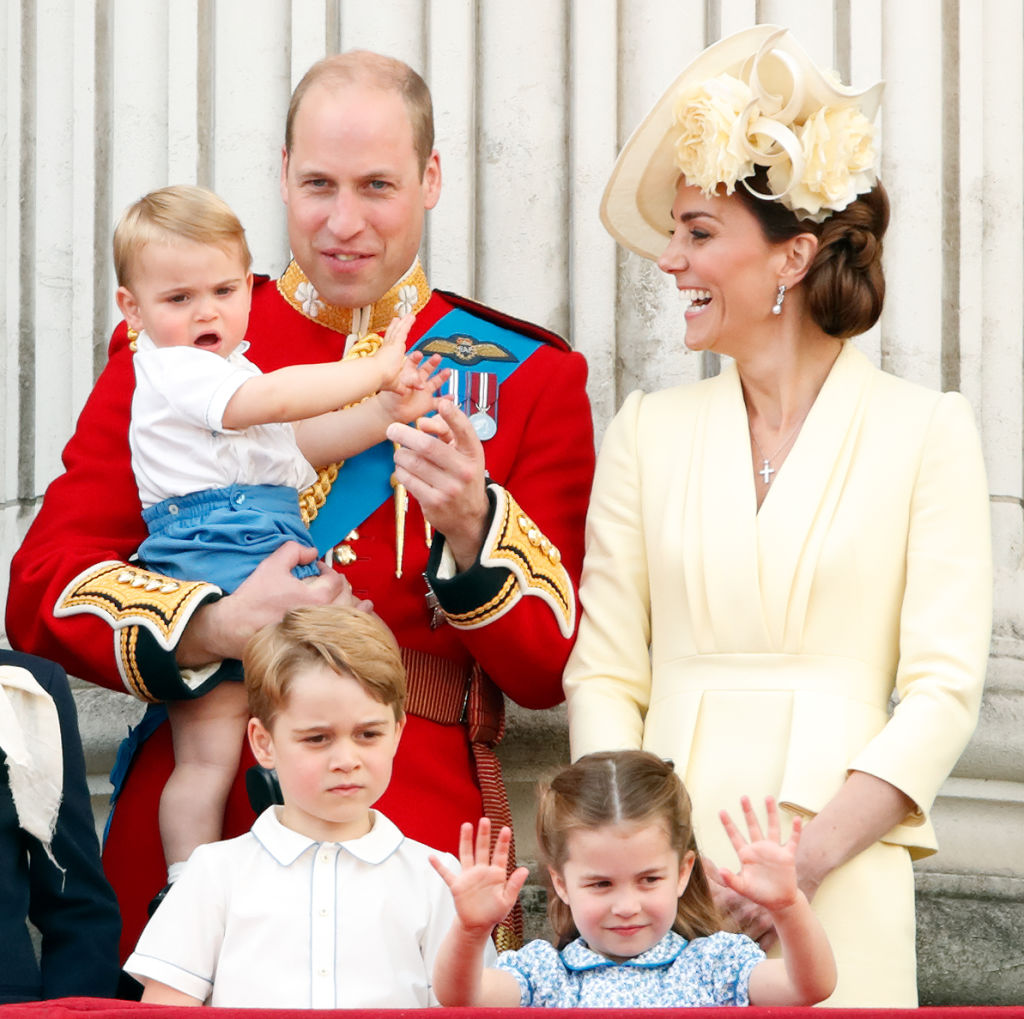 Prince William with family