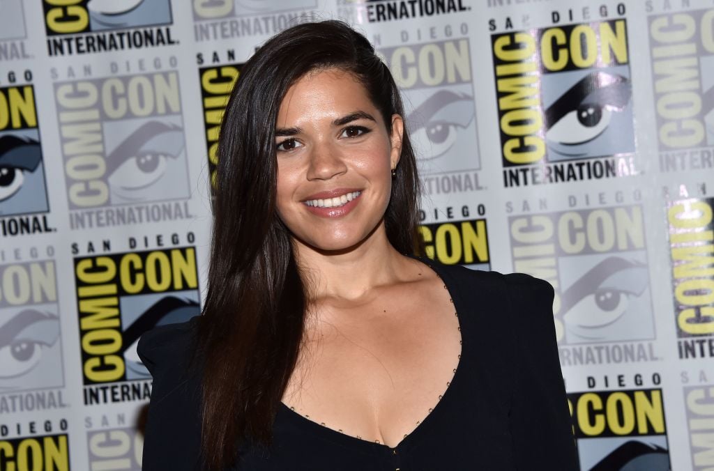 Actress America Ferrera arrives for the Superstore press line at the Hilton Bayfront during Comic-Con in San Diego, California on July 18, 2019. 