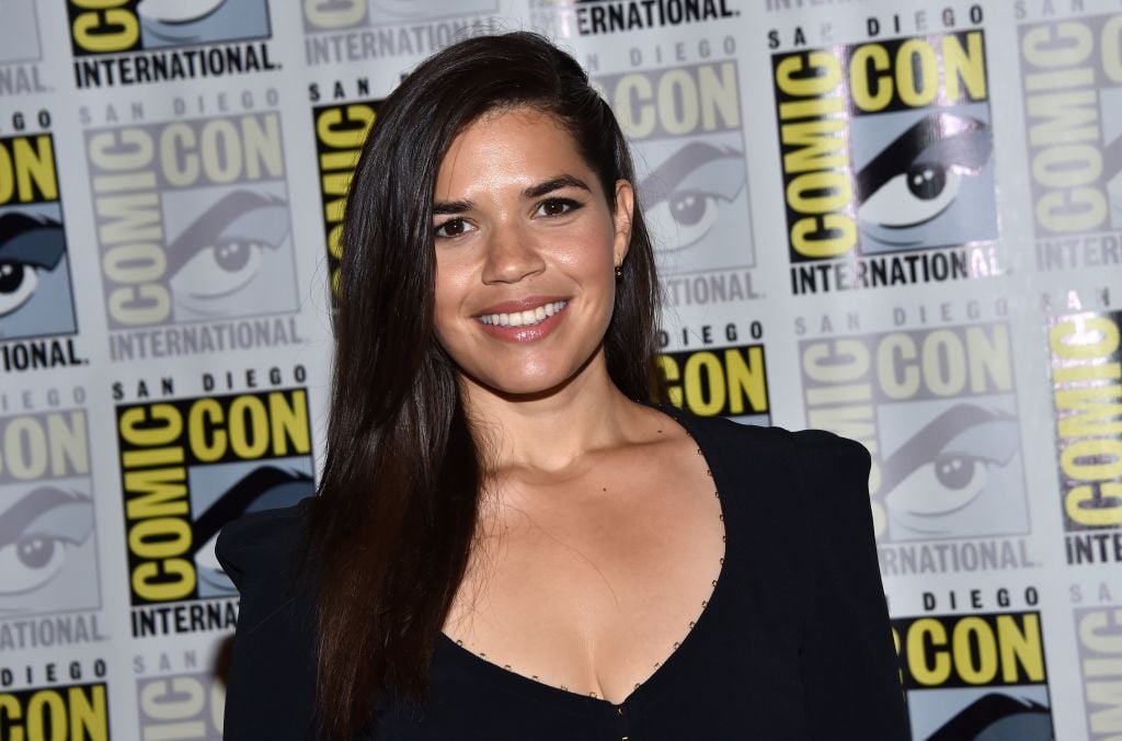 Actress America Ferrera arrives for the Superstore press line at the Hilton Bayfront during Comic-Con in San Diego, California on July 18, 2019.