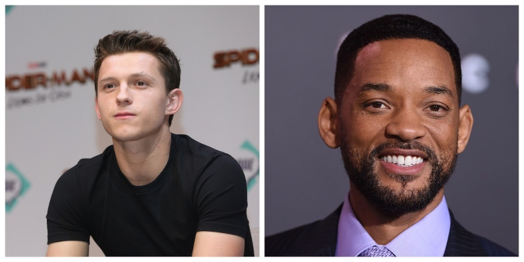 Tom Holland and Will Smith