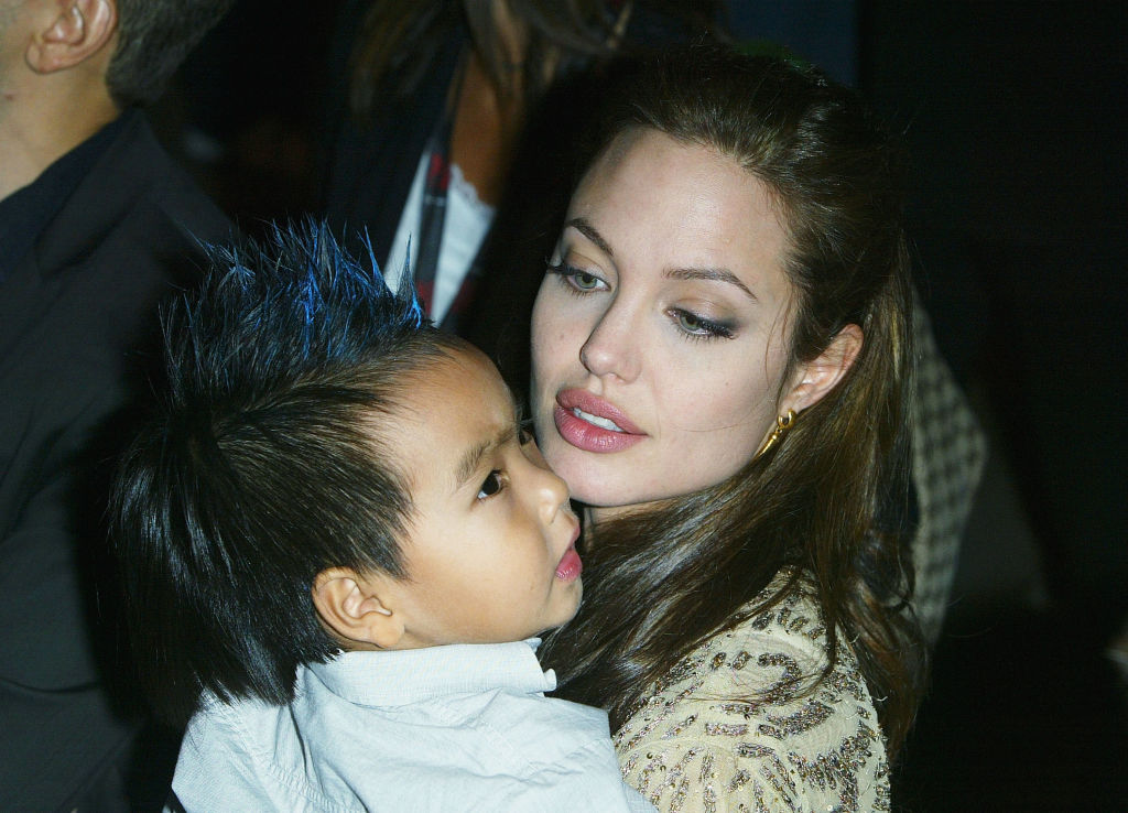 Angelina Jolie and Maddox