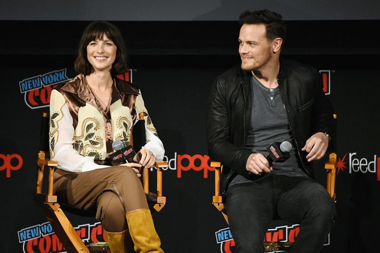 Caitriona Balfe and Sam Heughan