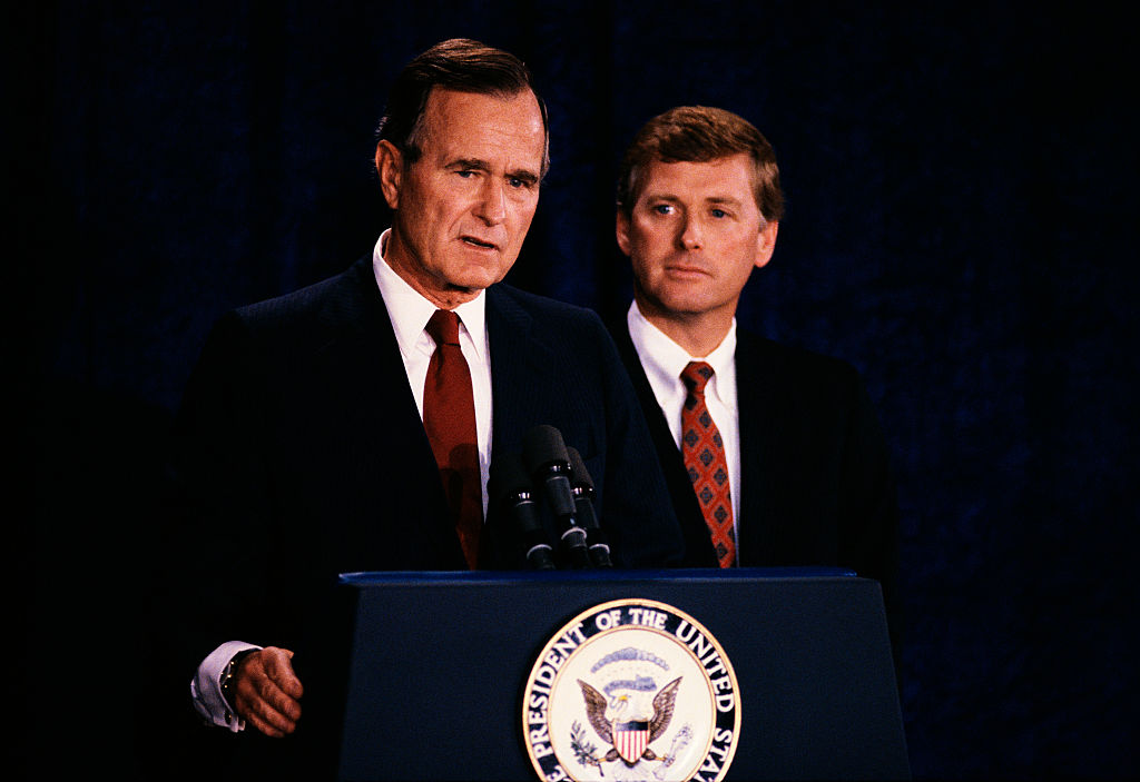 George H.W. Bush and Dan Quayle