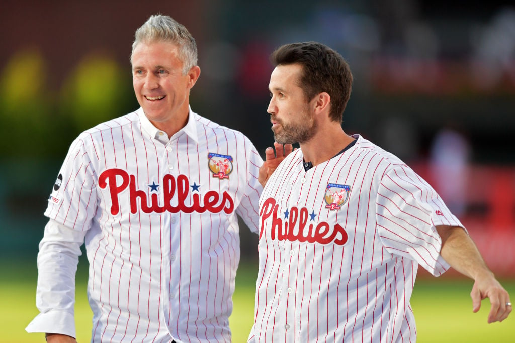 Chase Utley and Rob McElhenney