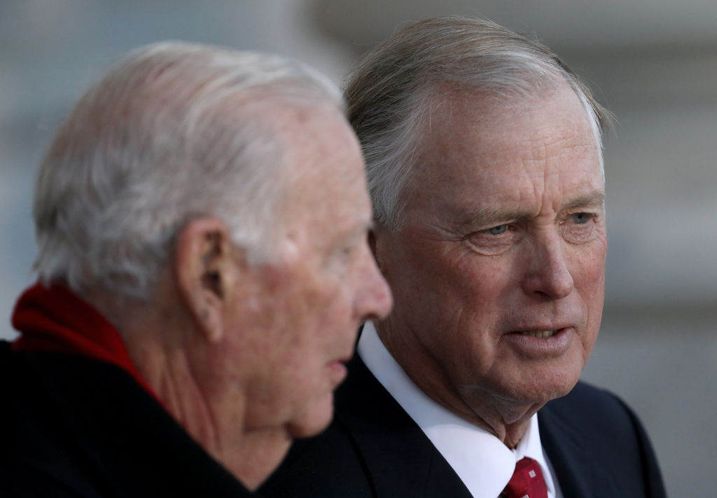 Dan Quayle and James Baker