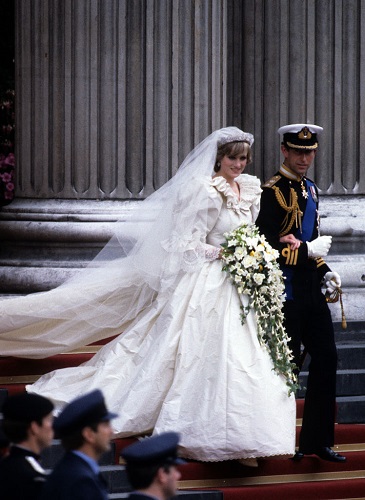 Princess Diana and the Prince of Wales