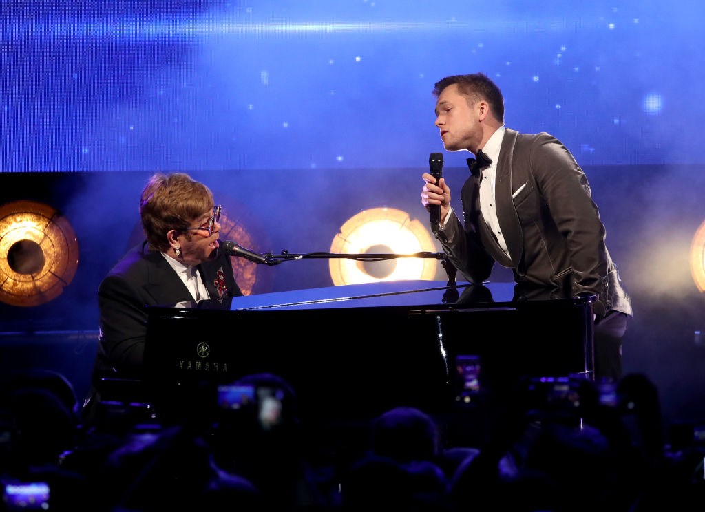 Elton John and Taron Egerton