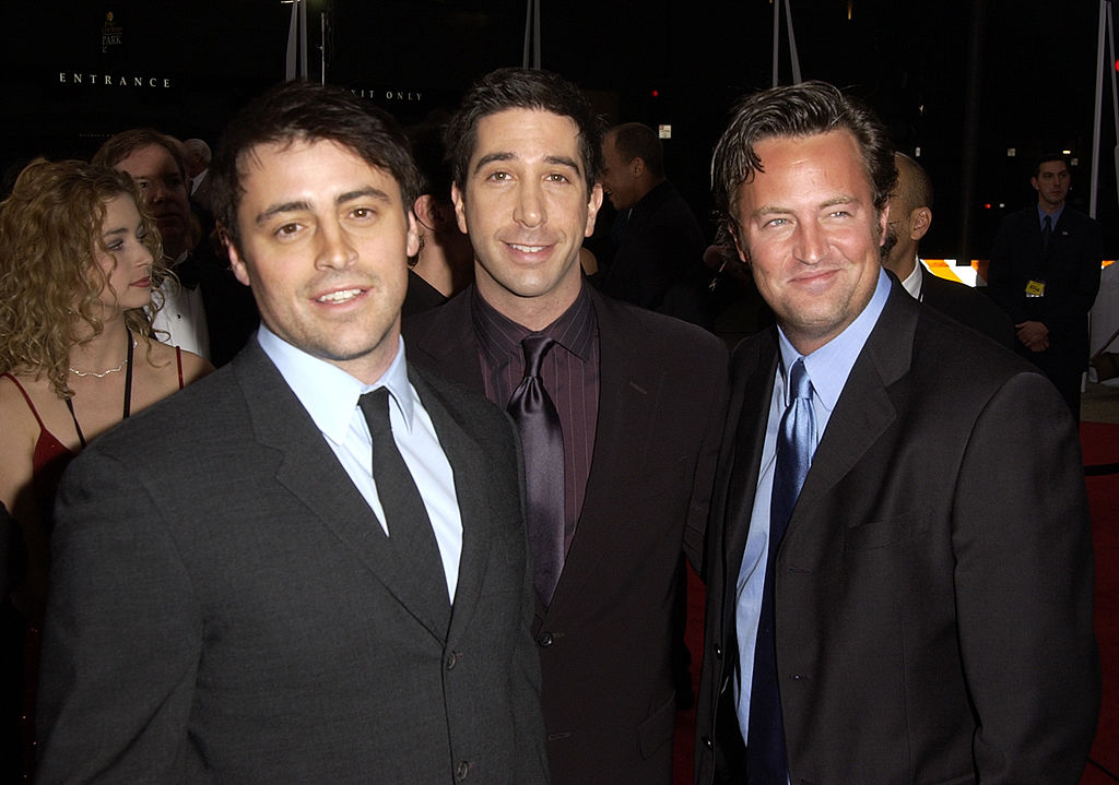 Matt LeBlanc, David Schwimmer, and Matthew Perry