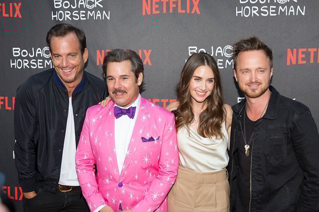 Will Arnett, Paul F. Tompkins, Alison Brie and Aaron Paul