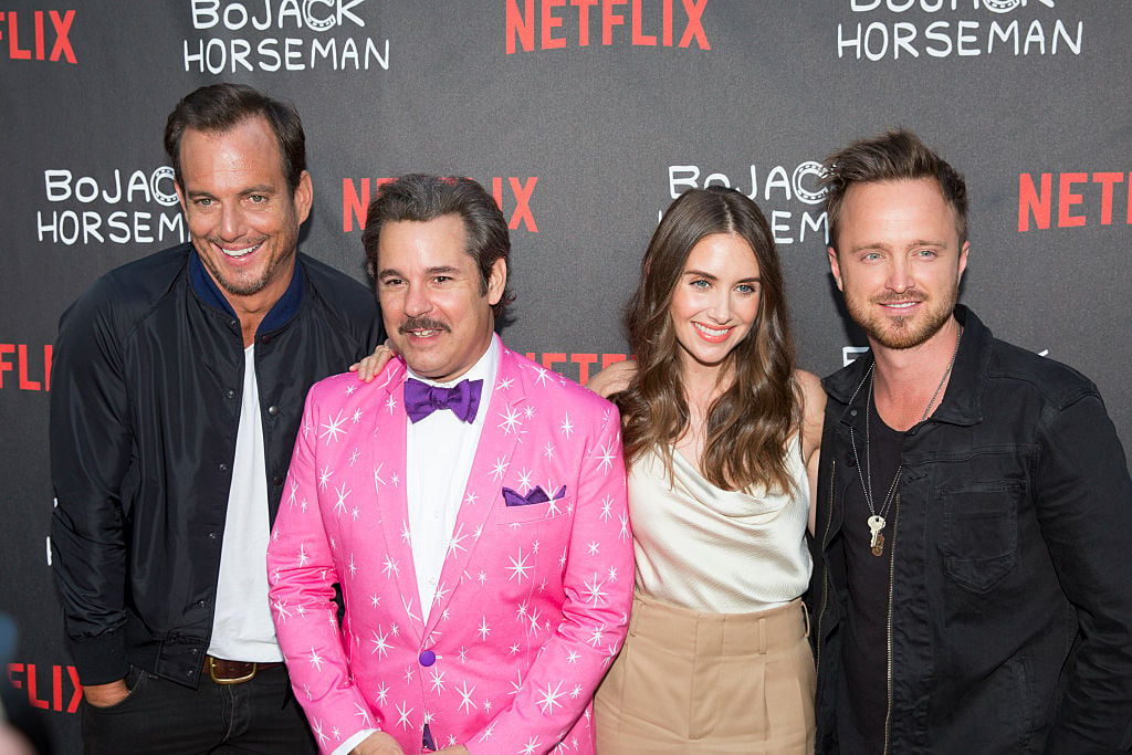 Will Arnett, Paul F. Tompkins, Alison Brie and Aaron Paul 