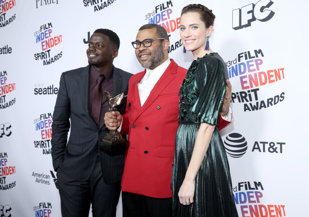 Daniel Kaluuya, Jordan Peele and Allison Williams