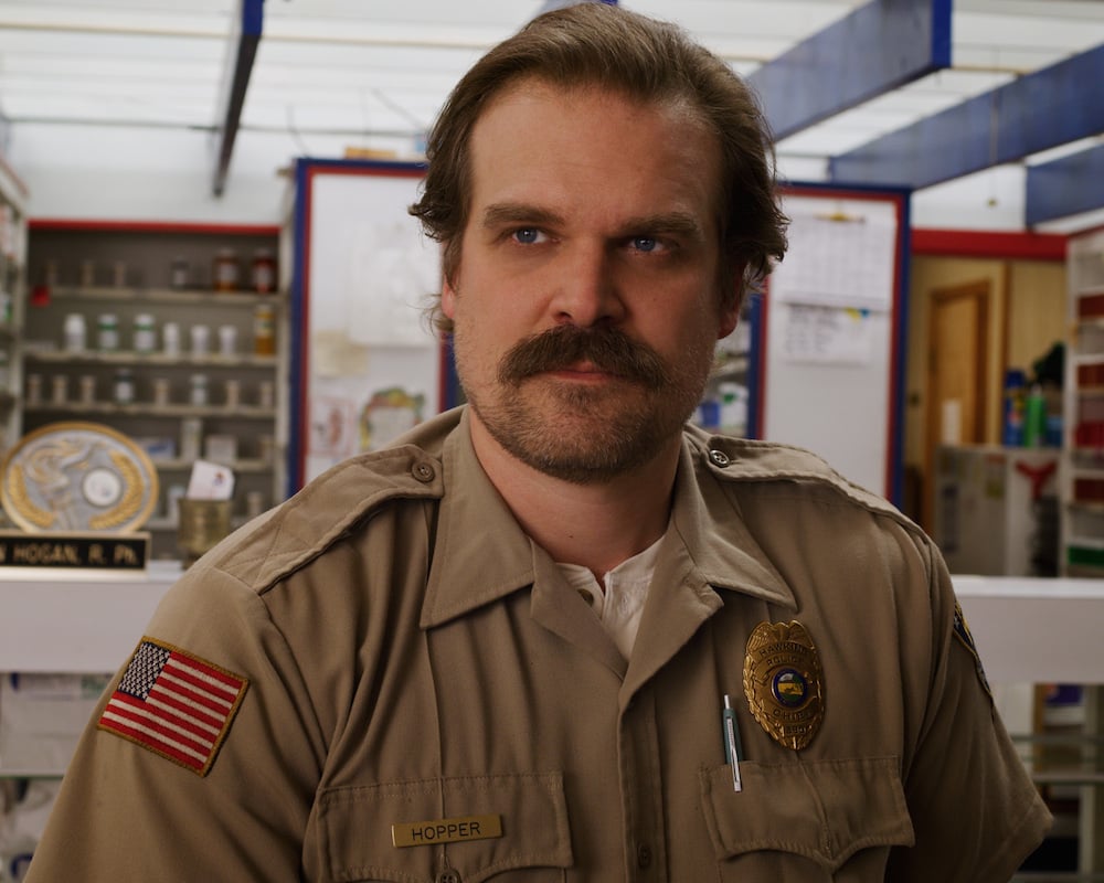 David Harbour in Stranger Things