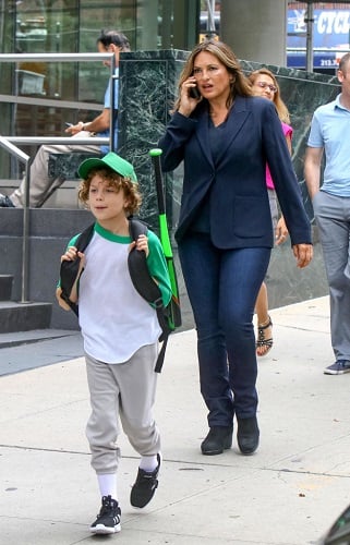 Mariska Hargitay and Ryan Buggle
