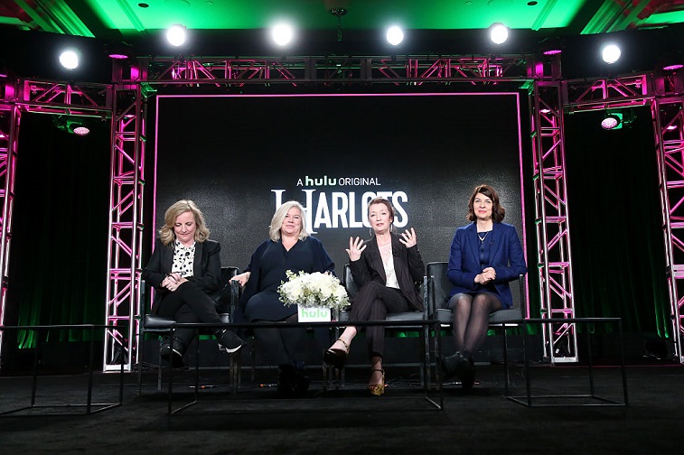Debra Hayward, Alison Owen, Lesley Manville, and Moira Buffini