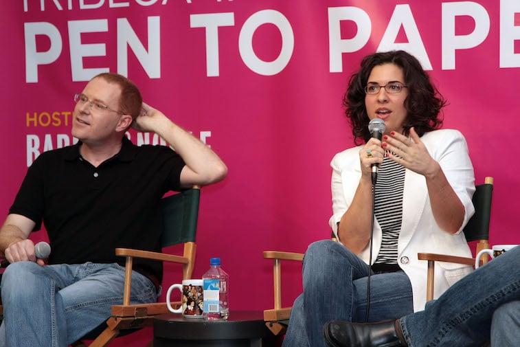 Filmmakers Conor McPherson and Jac Schaeffer