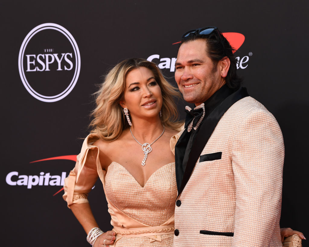 Johnny Damon and Michelle Mangan