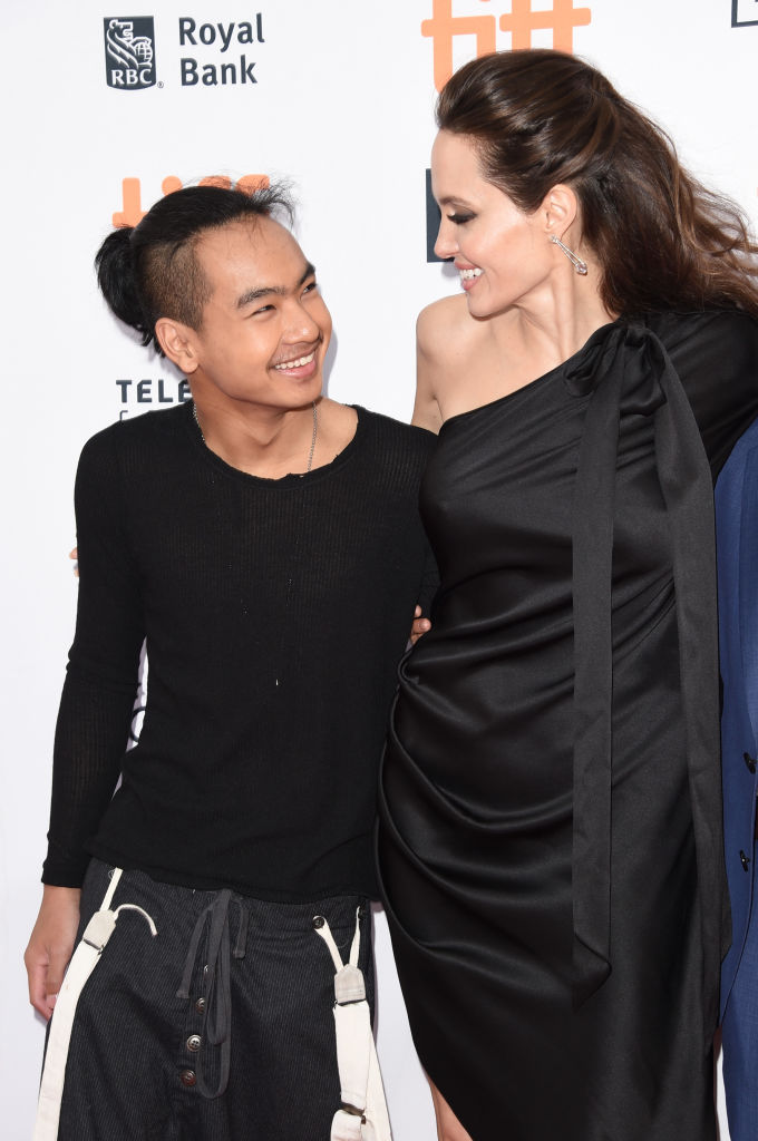 Angelina Jolie and Maddox