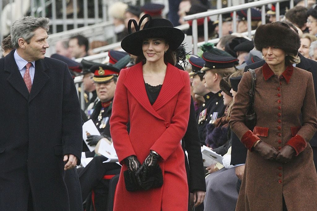 Kate Middleton with her parents Michael and Carole