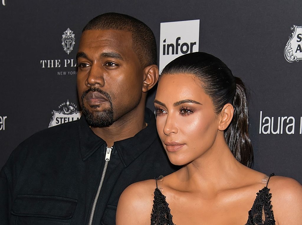 Kanye West and Kim Kardashian
