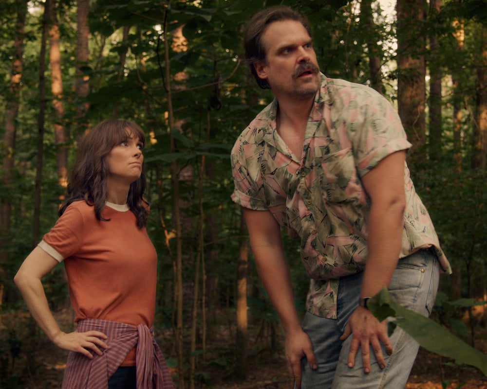 Winona Ryder and David Harbour in Stranger Things