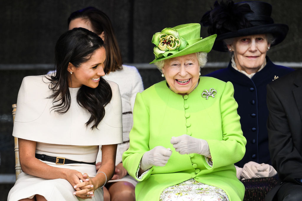 Meghan Markle body language the Queen