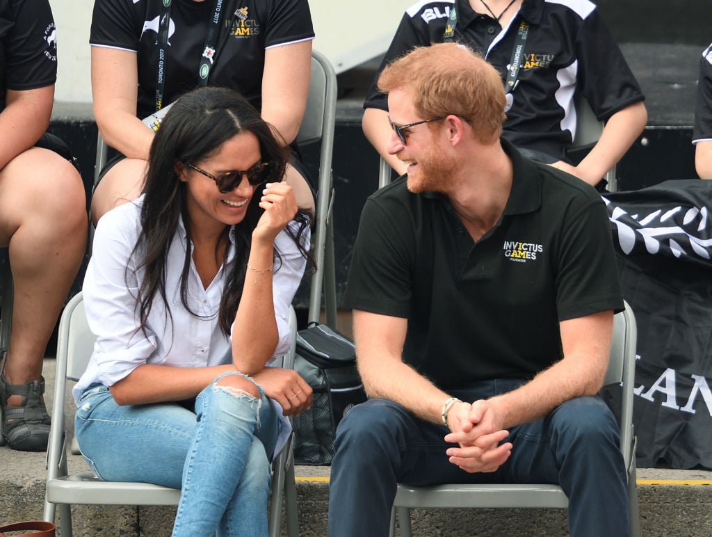 Meghan Markle wore ripped jeans with Prince Harry at their first public appearance 