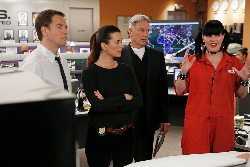 Michael Weatherly, Cote de Pablo, Mark Harmon and Pauley Perrette in NCIS