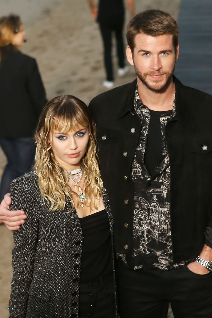 Miley Cryus and Liam Hemsworth