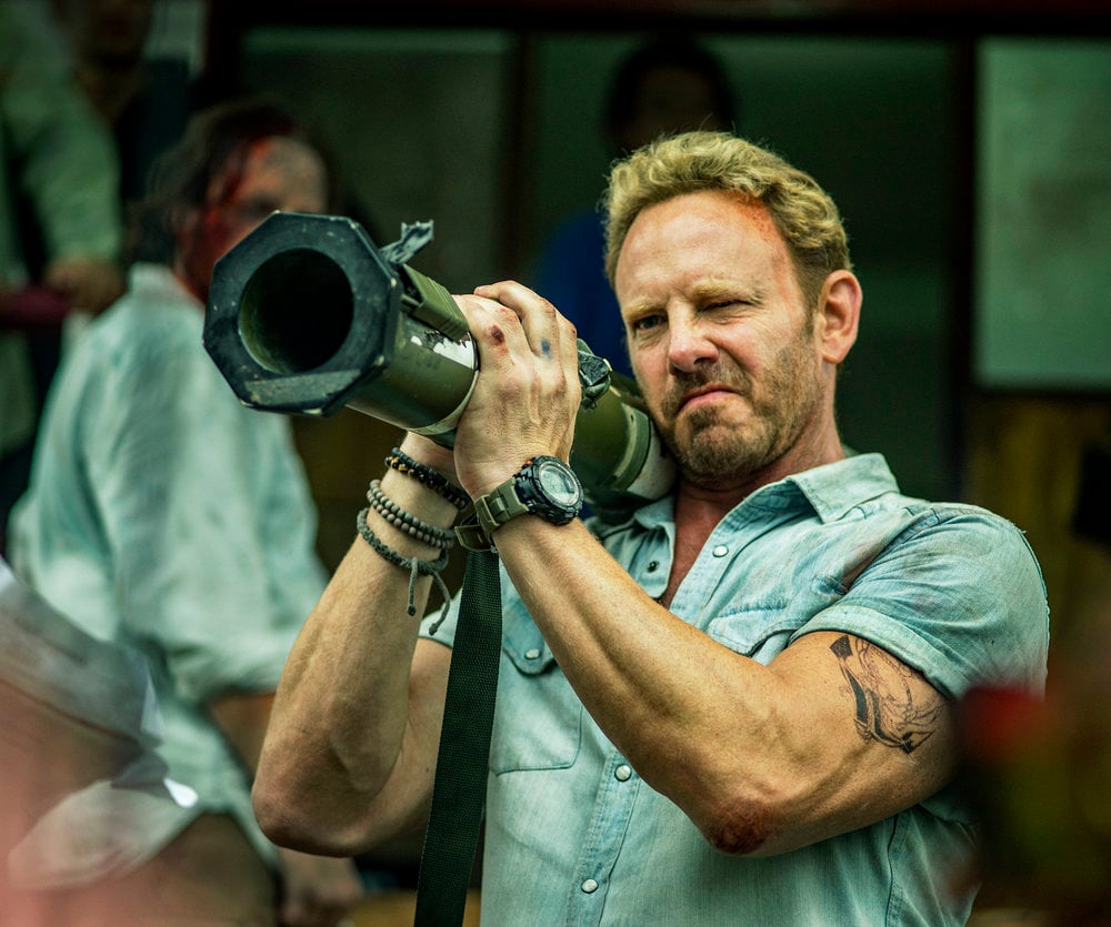 Ian Ziering in Zombie Tidal Wave