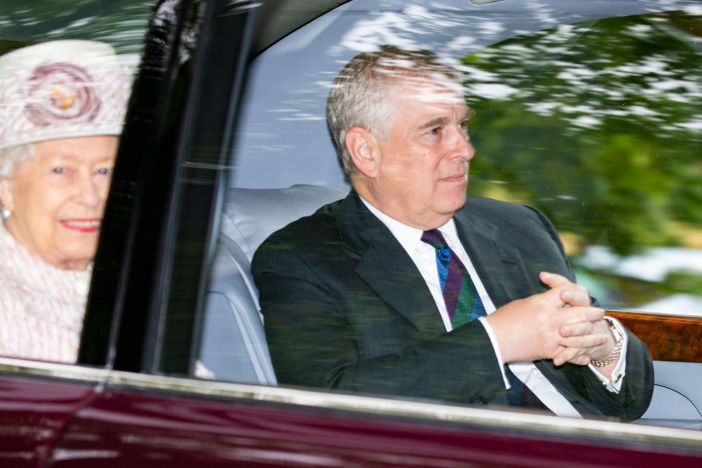 Prince Andrew and Queen Elizabeth II