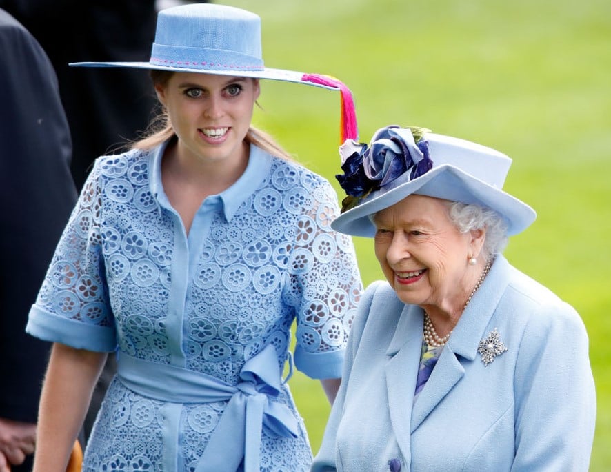 Princess Beatrice and Queen Elizabeth II