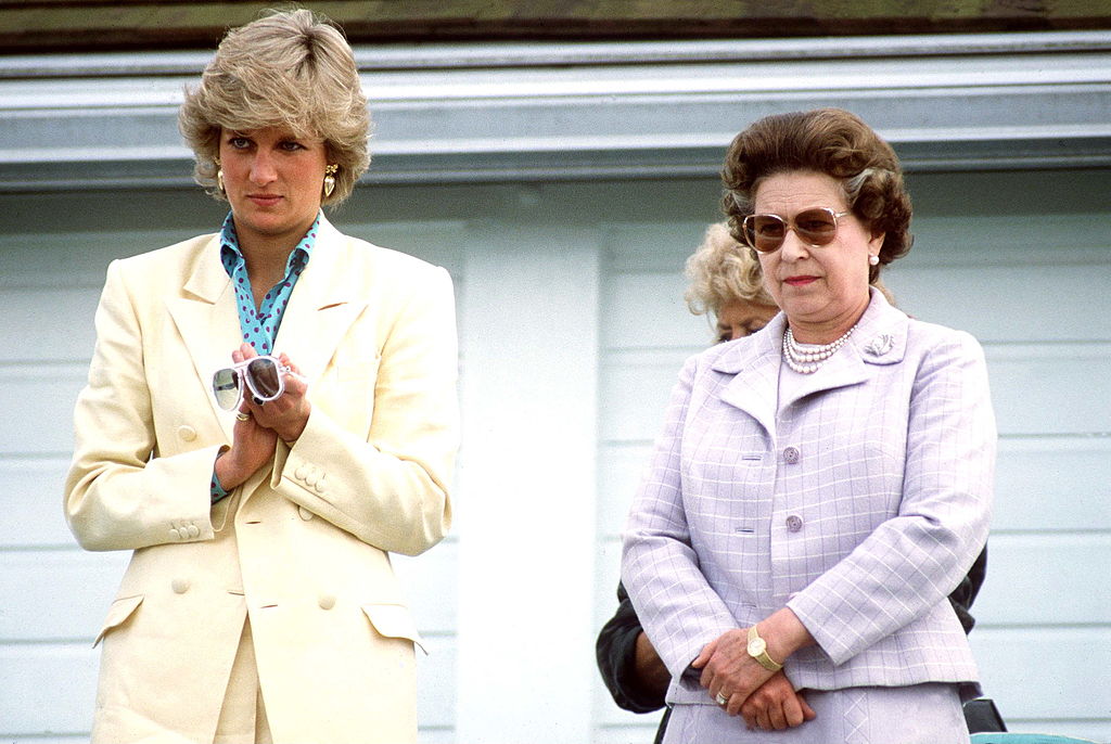 Princess Diana and Queen Elizabeth II