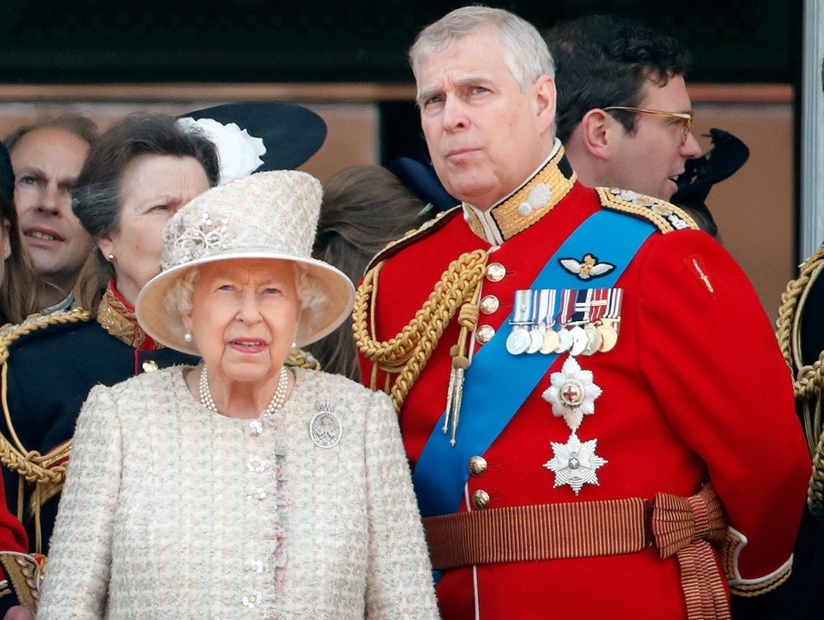 Prince Andrew and Queen Elizabeth II
