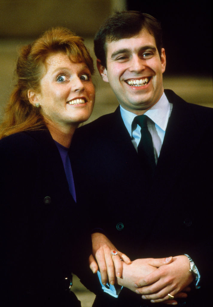 Prince Andrew and Sarah Ferguson engagement photo