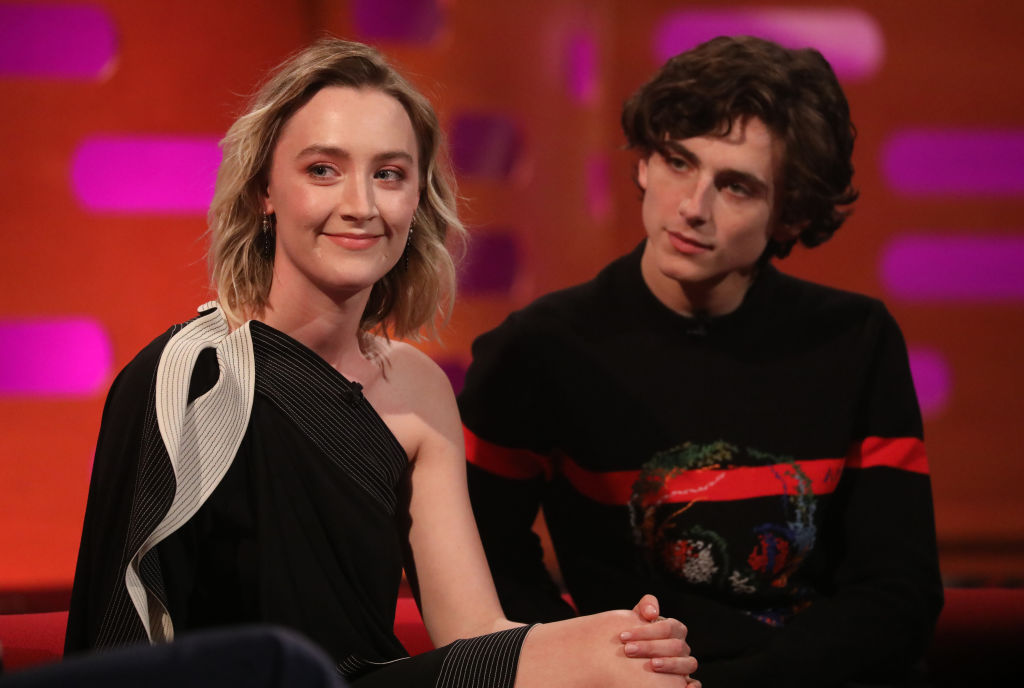 Saoirse Ronan and Timothee Chalamet
