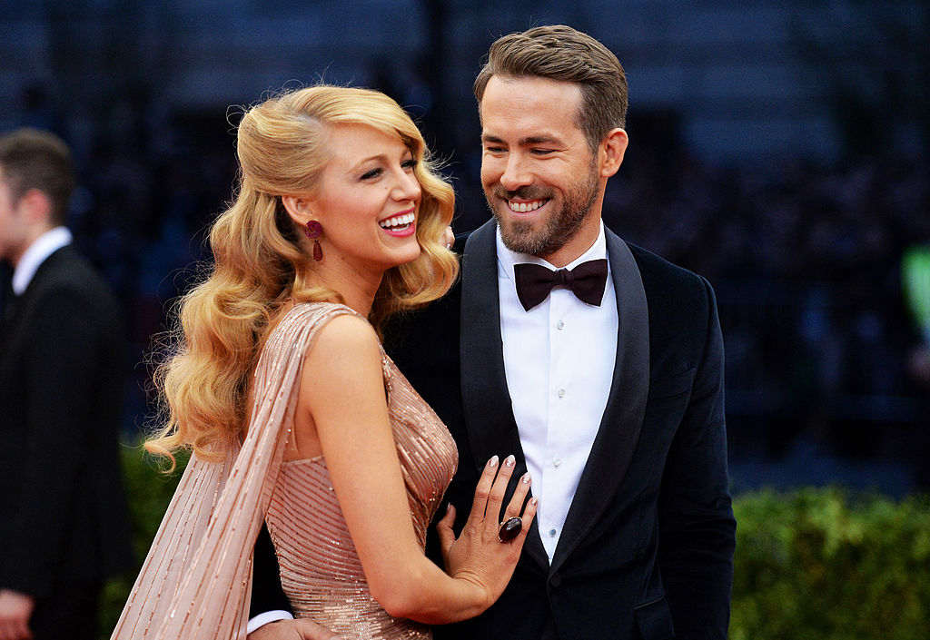 Blake Lively and Ryan Reynolds on the red carpet for an event