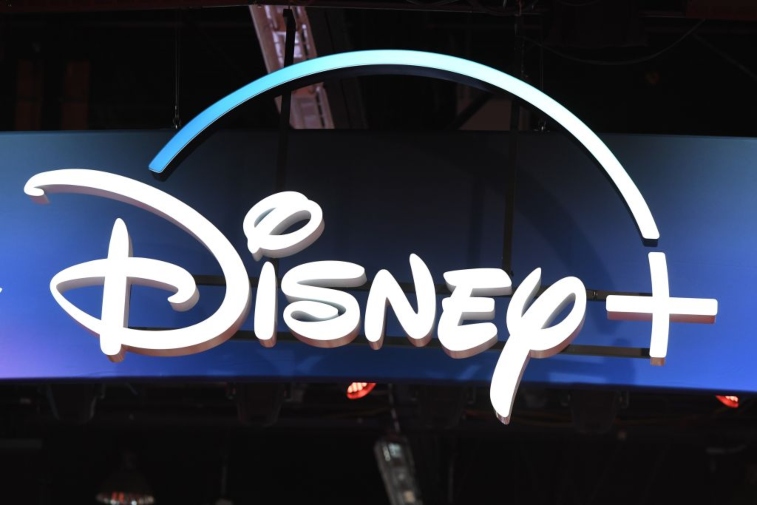 Disney+ display sign