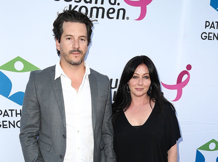 Shannen Doherty and Kurt Iswarienko