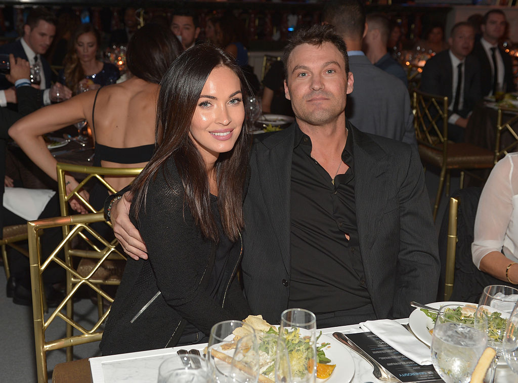 Actors Megan Fox and Brian Austin Green