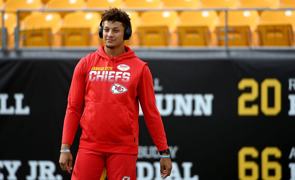 Kansas City Chiefs player Patrick Mahomes