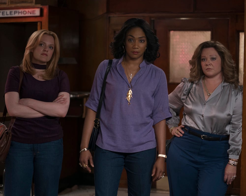 Elisabeth Moss, Tiffany Haddish and Melissa McCarthy in The Kitchen