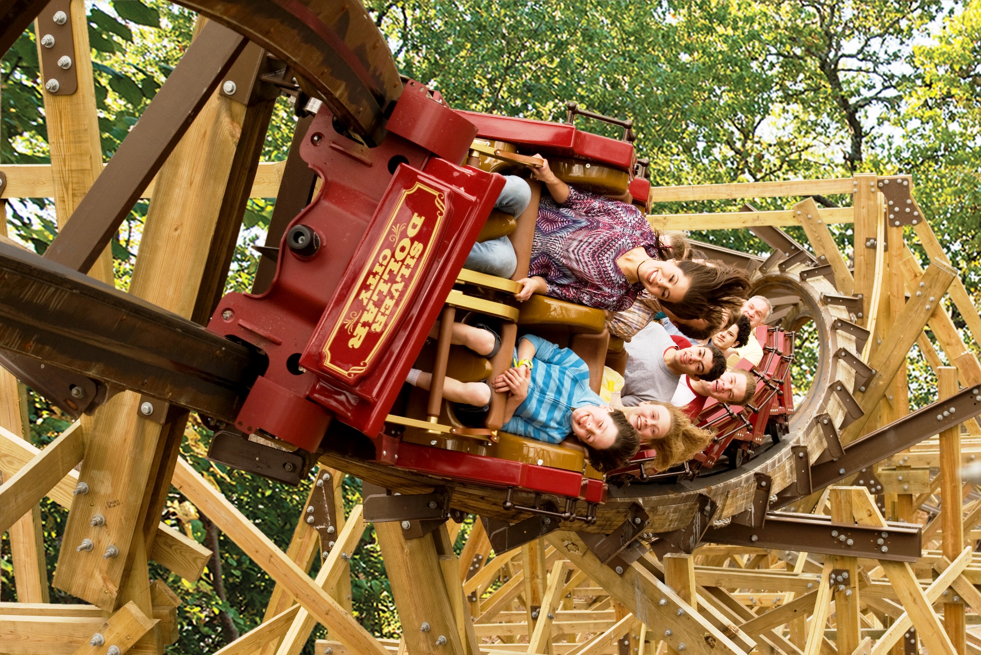roller coaster at Silver Dollar City