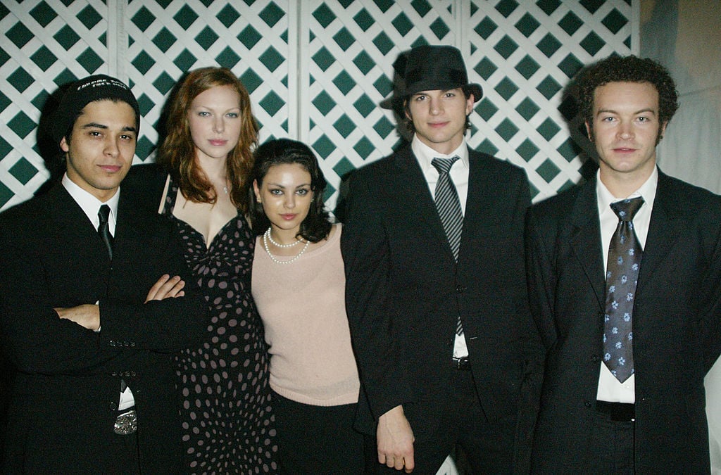 (L-R) Actors Wilmer Valderrama, Laura Prepon, Mila Kunis, Ashton Kutcher and Danny Masterson