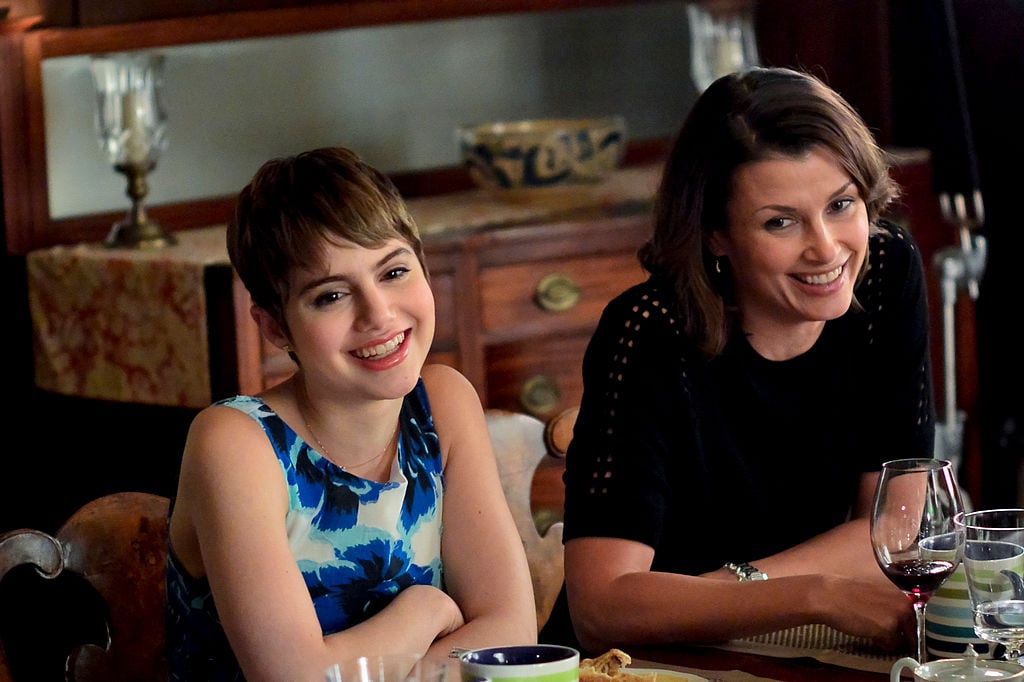 Bridget Moynahan and Sami Gayle at family dinner | John Paul Filo/CBS via Getty Images