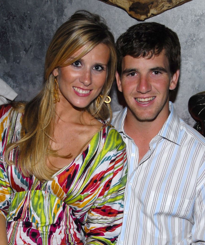 Abby McGrew and Eli Manning